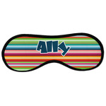 Retro Horizontal Stripes Sleeping Eye Masks - Large (Personalized)