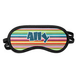 Retro Horizontal Stripes Sleeping Eye Mask (Personalized)