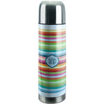 Retro Horizontal Stripes Stainless Steel Thermos (Personalized)