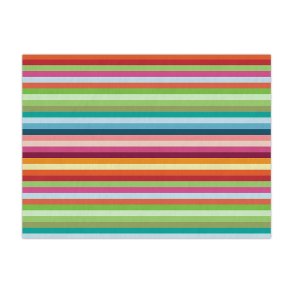 Custom Retro Horizontal Stripes Large Tissue Papers Sheets - Heavyweight