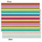 Retro Horizontal Stripes Tissue Paper - Heavyweight - Medium - Front & Back