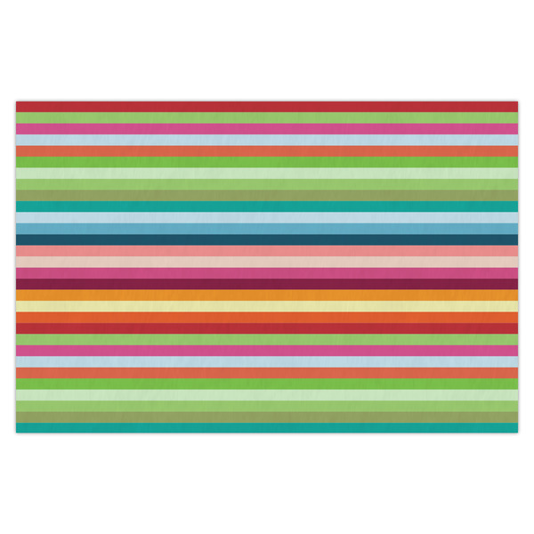 Custom Retro Horizontal Stripes X-Large Tissue Papers Sheets - Heavyweight