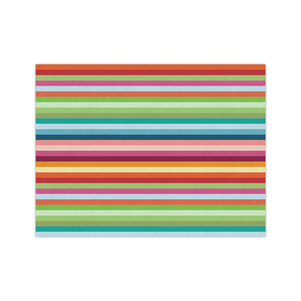 Custom Retro Horizontal Stripes Medium Tissue Papers Sheets - Lightweight