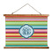 Retro Horizontal Stripes Wall Hanging Tapestry - Landscape - MAIN