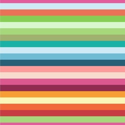 Retro Horizontal Stripes Wallpaper & Surface Covering (Water Activated 24"x 24" Sample)