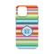 Retro Horizontal Stripes iPhone 13 Mini Tough Case - Back