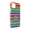 Retro Horizontal Stripes iPhone 14 Pro Case - Angle