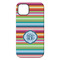 Retro Horizontal Stripes iPhone 14 Pro Max Tough Case - Back