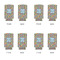 Retro Pixel Squares 12oz Tall Can Sleeve - Set of 4 - APPROVAL