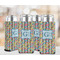 Retro Pixel Squares 12oz Tall Can Sleeve - Set of 4 - LIFESTYLE