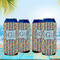 Retro Pixel Squares 16oz Can Sleeve - Set of 4 - LIFESTYLE