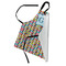 Retro Pixel Squares Apron - Folded