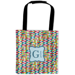 Retro Pixel Squares Auto Back Seat Organizer Bag (Personalized)