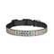 Retro Pixel Squares Dog Collar - Small - Front