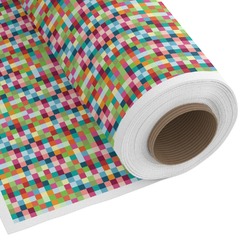 Retro Pixel Squares Fabric by the Yard