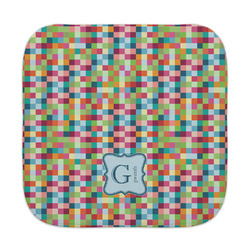 Retro Pixel Squares Face Towel (Personalized)