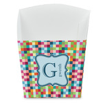 Retro Pixel Squares French Fry Favor Boxes (Personalized)