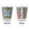 Retro Pixel Squares Glass Shot Glass - Standard - APPROVAL