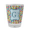 Retro Pixel Squares Glass Shot Glass - Standard - FRONT