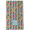 Retro Pixel Squares Kitchen Towel - Poly Cotton - Full Front