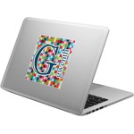 Retro Pixel Squares Laptop Decal (Personalized)