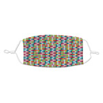 Retro Pixel Squares Kid's Cloth Face Mask