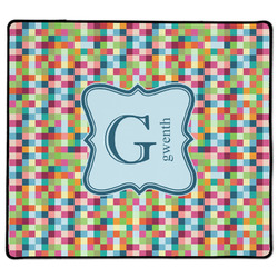 Retro Pixel Squares XL Gaming Mouse Pad - 18" x 16" (Personalized)