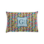 Retro Pixel Squares Pillow Case - Standard (Personalized)