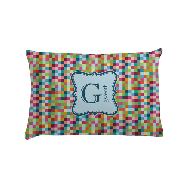 Custom Retro Pixel Squares Pillow Case - Standard (Personalized)