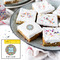 Retro Pixel Squares Printed Icing Circle - Small - In Context