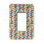 Retro Pixel Squares Rocker Style Light Switch Cover