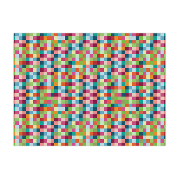 Custom Retro Pixel Squares Large Tissue Papers Sheets - Heavyweight