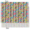 Retro Pixel Squares Tissue Paper - Heavyweight - Medium - Front & Back