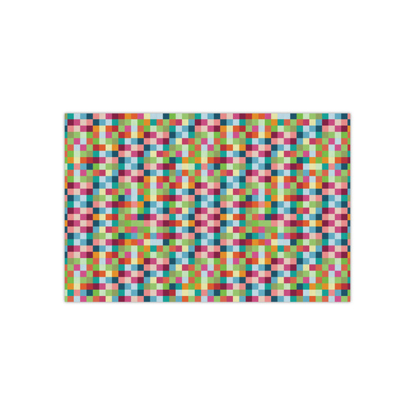 Custom Retro Pixel Squares Small Tissue Papers Sheets - Heavyweight