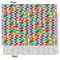 Retro Pixel Squares Tissue Paper - Lightweight - Medium - Front & Back