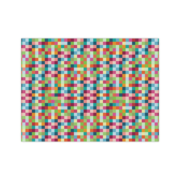 Custom Retro Pixel Squares Medium Tissue Papers Sheets - Lightweight