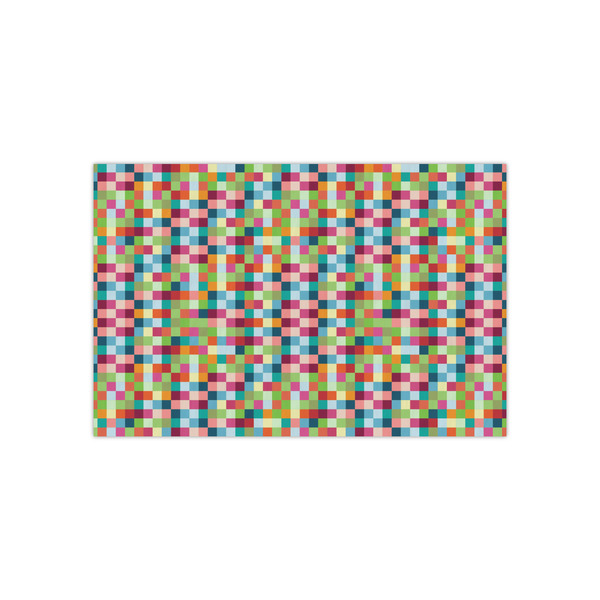 Custom Retro Pixel Squares Small Tissue Papers Sheets - Lightweight