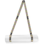 Retro Pixel Squares Yoga Mat Strap (Personalized)