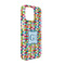 Retro Pixel Squares iPhone 13 Case - Angle