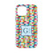 Retro Pixel Squares iPhone 13 Mini Tough Case - Back