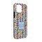 Retro Pixel Squares iPhone 13 Pro Tough Case -  Angle