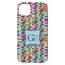 Retro Pixel Squares iPhone 14 Plus Case - Back