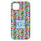 Retro Pixel Squares iPhone 14 Plus Tough Case - Back