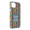 Retro Pixel Squares iPhone 14 Pro Max Case - Angle