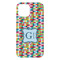 Retro Pixel Squares iPhone 15 Plus Case - Back