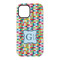 Retro Pixel Squares iPhone 15 Pro Tough Case - Back