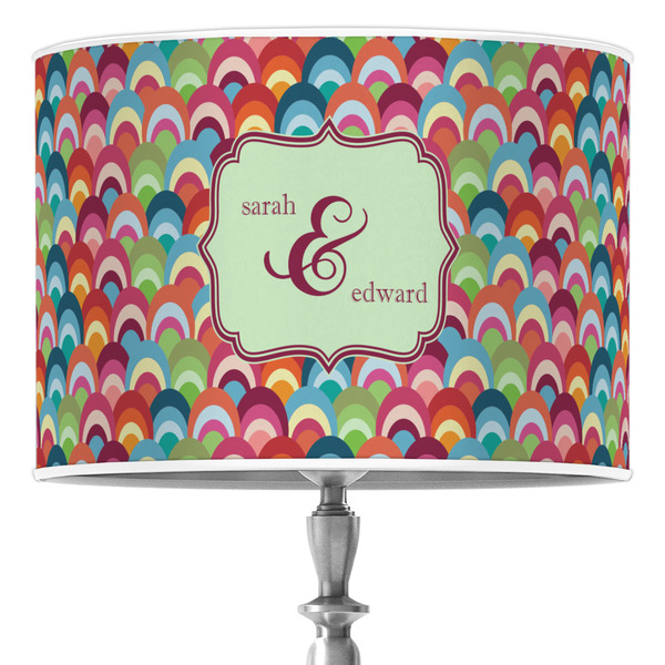 Custom Retro Fishscales Drum Lamp Shade (Personalized)