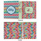 Retro Fishscales 3 Ring Binders - Full Wrap - 1" - APPROVAL