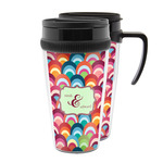 Retro Fishscales Acrylic Travel Mug (Personalized)