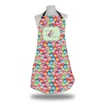 Retro Fishscales Apron w/ Couple's Names